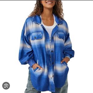 NWT Free People Ruby Shacket Size Large